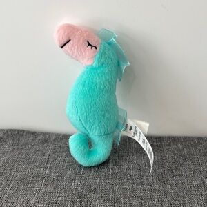 American Girl Plush Seahorse in Turquoise and Pink